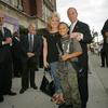 Mayor Michael Bloomberg joins Schools Chancellor Joel Klein to greet students on the first day of school Sept. 08, 2010